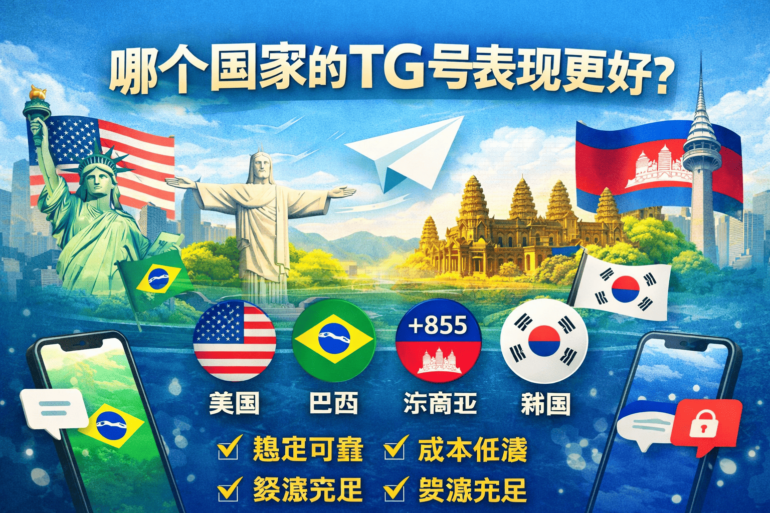 哪个国家的TG账号更稳定？各国账号表现对比与选择指南（2026）